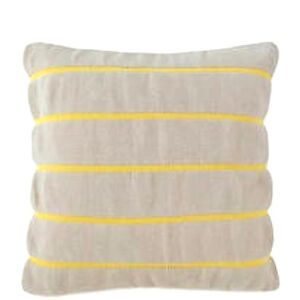 16” Southern Tide Bayside Knit Yellow Stripe Throw Pillow EPC